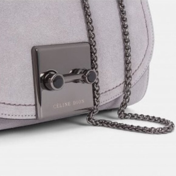 Celine Dion Collection Suede Baroque Clutch - Picture 4 of 9